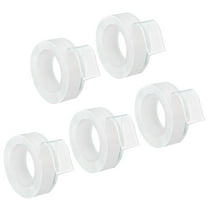 Uxcell 16.4Ft/196" Length 0.8" width Double Sided Tape, 5 Pack Clear Mounting Tape Removable 2mm Adhesive Tape 2mm