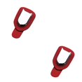 thumbnail image 3 of Kenally Soporte para anteojos de coche, diseño de resorte, colgador de anteojos de cuero, fácil almacenamiento, accesorios interiores para Rojo mejorado 2piezas Kenally CBP349852, 3 of 5