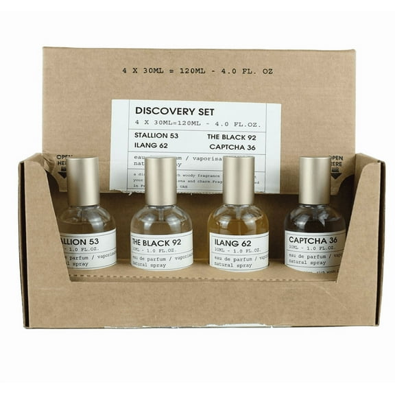 Discovery Set x 4Pcs Stallion 53, Captcha 36, Ilang 62 & The Black 92 EDP 30 ml/1.0 Fl. Oz Unisex by Emper