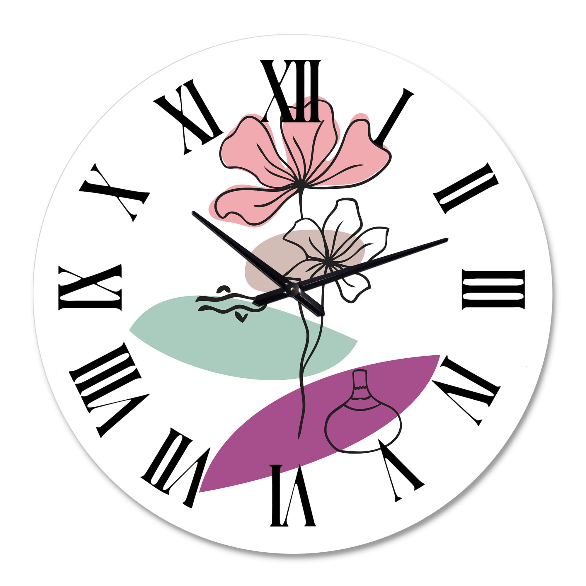 Designart 1 in Quartz Modern/Contemporary Wall Clock