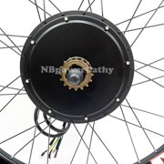 90km/h Speed 29inch 135mm Dropouts E-bike Kit 48V-72V 3000w E bike Conversion Kit Rear Wheel with 80A Dual Hall Controller and UKC1 Display