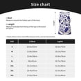 thumbnail image 4 of KLL Blue And White Porcelain Pattern Print Men's Muscle Gym Workout Stringer Tank Tops Bodybuilding Fitness T-Shirts Tank Tops Men-, 4 of 7