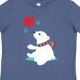 thumbnail image 4 of Inktastic Polar Bear, Bear with Scarf, Cute Bear, Snowflakes Boys or Girls Toddler T-Shirt, 4 of 5