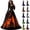 01 Orange, variant on XinghaiYIDE Witch Dress for Women,Halloween Vampire Treehouse Thorns Witches Gothic Maxi Mesh Dresses