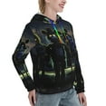 thumbnail image 3 of Saiise Five Nights At Freddy'S Women's Hoodies Long Sleeve Sweatshirts Drawstring Pullover Tops with Pocket Casual Loose-X-Large, 3 of 6