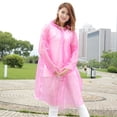 thumbnail image 2 of Jubipavy Raincoat Adult Raincoat Outdoor Travel Hiking Raincoat Ordinary Open-mouth Thick Raincoat, 2 of 4
