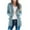 Light blue, variant on Olyvenn Knit Sweater Cardigan Loose Slouchy V Neck Casual Wrap Chunky Loose Pocket Short Coat Ladies Fashion Women Tops Solid Single Breasted Female Outerwear Wine M