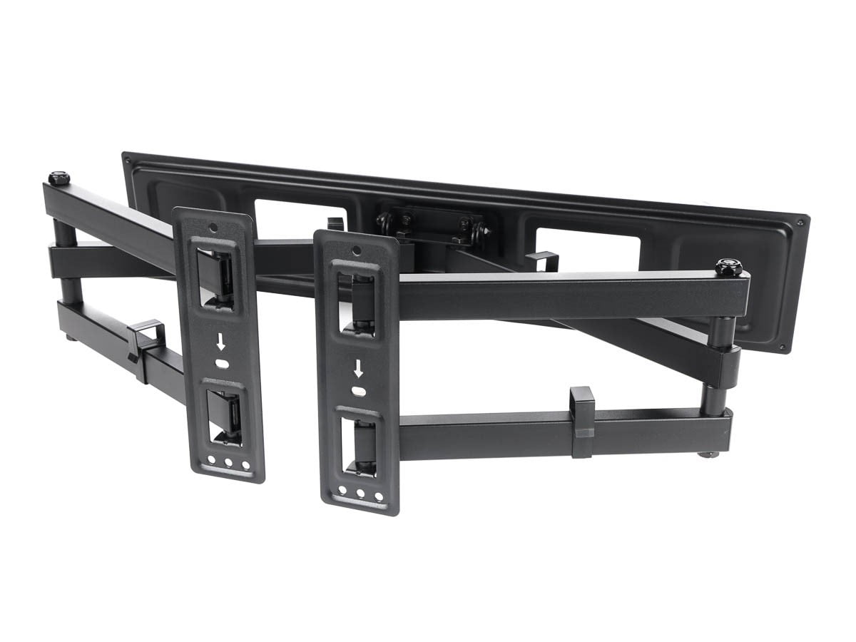 Monoprice Corner Friendly Full-Motion Articulating TV Wall Mount Bracket For TVs 32in to 70in, Max Weight 99lbs, VESA Patterns Up to 600x400, Fits Curved Screens - Cornerstone Series
