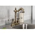 thumbnail image 4 of Kingston Brass Wilshire Two-Handle Antique Brass Bar Faucet, 4 of 5