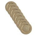 thumbnail image 3 of Round Plastic Charger Plate With Electroplating Finish, Gold, Set of 8, 3 of 3