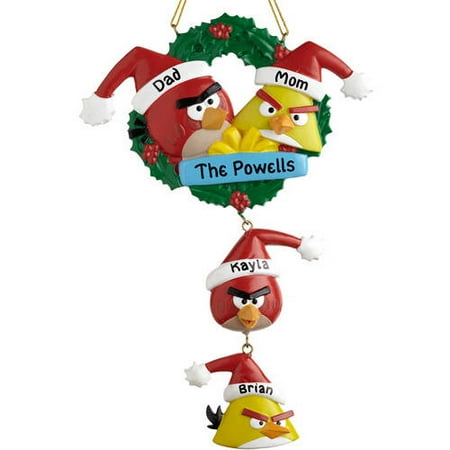 personalized angry birds ornament 4 walmart com personalized angry birds ornament 4 walmart com