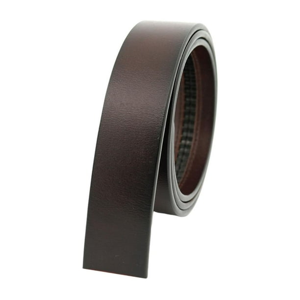 Cinturón Sin Hebilla Cinturón para Ropa de 35 Ancho con Hebilla Automática - marrón Sunnimix Cinturones de vestir casuales para hombre