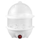 thumbnail image 2 of Hervidores de huevos eléctricos Gadget de cocina visible multifuncional Apagado automático transparente Cocina de huevos práctica para el hogar Camping Dormitorio Oficina Blanco de 2 niveles Macarena cocedor de huevos, 2 of 4