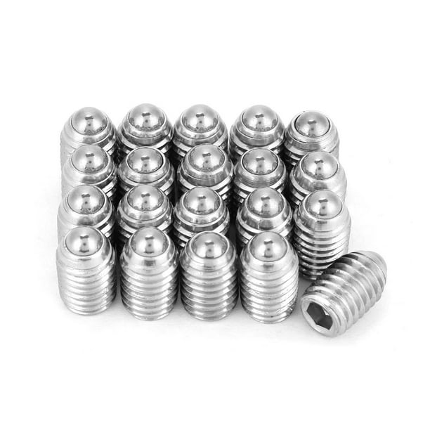 Vis à Piston à Bille Ressort M8 – 20 Pièces En Acier Inox, Pour Outils CNC Et Médical
