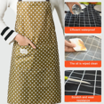 thumbnail image 3 of 3 uds delantal de cocina moda coreana impermeable-punto verde MFZFUKR CPB-DE-LYY1706-6, 3 of 5