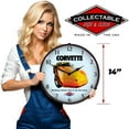 thumbnail image 3 of Collectable Sign and Clock 1974 Corvette 2 LED Lighted Premium Wall Clock, 3 of 7