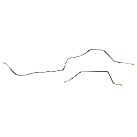 Rear Axle Brake Lines - Fits 75-81 Firebird - Stainless - The Stop Shop
