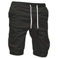 thumbnail image 4 of Atogsazn Mens Casual Twill Cargo Shorts Cotton Drawstring Classic Cargo Stretch Short with Pockets Dark Gray M, 4 of 5