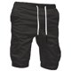 thumbnail image 4 of Pantalones deportivos largos para hombre, de color puro, informales, holgados, con cordón, de algodón, 4 of 5