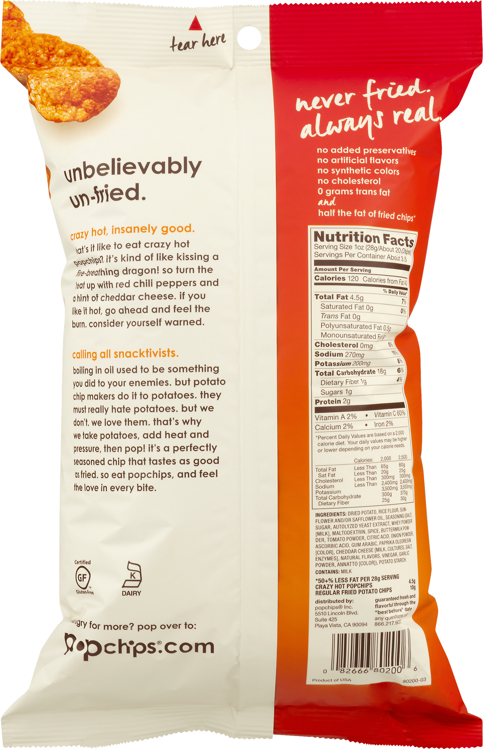 Popchips Nutrition Facts Nutrition Ftempo Popchips Nutrition Facts Nutrition Ftempo
