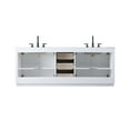 thumbnail image 3 of Elegant Lighting VF29084DLO Chase 84" Free Standing Double Basin Vanity Set - Wood, 3 of 7