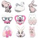 thumbnail image 3 of Parche de lentejuelas bordado de pelusa de gran tamaño, personalizado de fábrica, pegatinas de parche de dibujos animados de modelado animal, 3 of 4