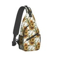 thumbnail image 2 of ZICANCN Crossbody Sling Bags for Women Men,Flowers Sunflowers Design Casual Shoulder Backpacks for Hiking Daypacks, 2 of 9