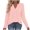 *Pink, variant on VBVC Women's V Neck Long Sleeve T Shirts , Ladies Casual Slim Stretchy Tunic Tops , Fall Winter Basic Dressy Shirts For Women, *White , Large