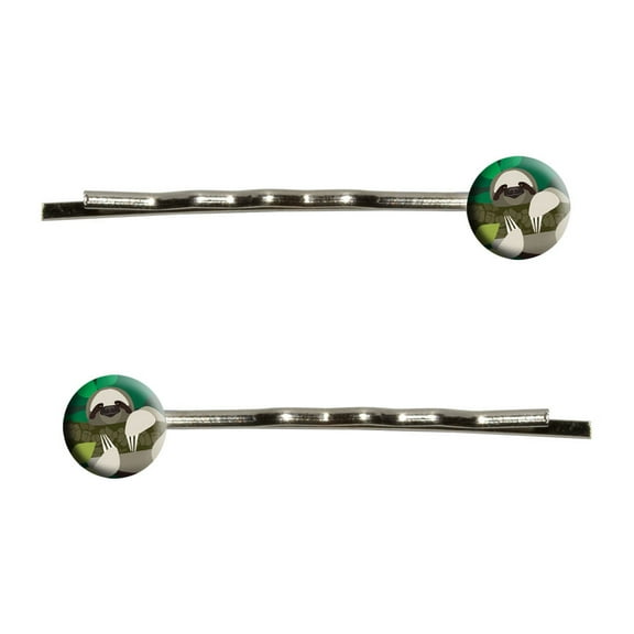 Geometric Sloth Bobby Pin Hair Clips