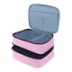 thumbnail image 2 of Bolsa organizadora de esmaltes de uñas Estuche de transporte de esmaltes de uñas con estuche multiusos portátil Rosa, 2 of 9