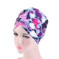 thumbnail image 2 of Cabeza de moda Wrap Bohemio Colors Surtido Colors Pirate Hat Boho Accesorios para el cabello Bonnón Valentín Día Regalos para mujer Tandilla de diadema Fushcia Inevent AP008221-17, 2 of 6