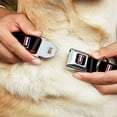 thumbnail image 6 of GM General Motors Pet Collar, Dog Collar Metal Seatbelt Buckle, Camaro Badge Logo Repeat, 9.5 to 13 Inches 1.0 Inch Wide, 6 of 8