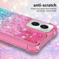 Motorola MOTO G Power 5G 2024 Case, Liquid Glitter Funny Bling Shiny