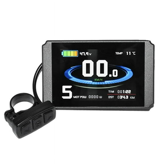 KT Ebike LCD Display 24V 36V 48V LCD8H Waterproof Connector with USB Electric Bicycle Bike