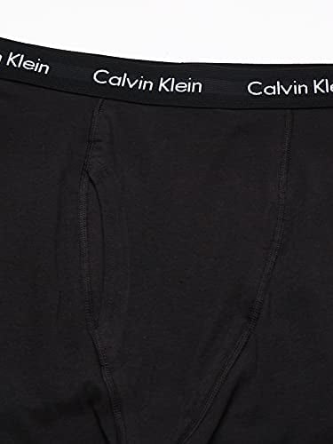 Calvin Klein Men's Cotton Stretch Megapack Boxer Briefs, Black (7 Pack), S  