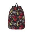 thumbnail image 2 of Rocae Vintage Gaming for Durable Canvas Backpack Leisure Large Bag Travel Rucksack Multi-function Backpack Medium, 2 of 8