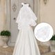 thumbnail image 3 of Velo de despedida de soltera, decoración de velo blanco para fotografía de boda (estilo pinza para el cabello), 3 of 6