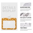 thumbnail image 4 of Naloa Autumn Orange Wheat Card Badge Holder Work Badge Sleeve for Office, School, Factory, ID Credit Cards, Driver Licenses and Passes, 4 of 7