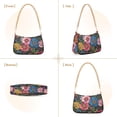 thumbnail image 7 of FORMRS Womens Shoulder Bag with Chain Strap Clutch Purse Cute Tote Handbag, Vibrant Blooming Flowers, 7 of 7