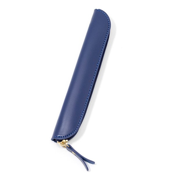 Estuche creativo de cuero de color sólido para lápices, bolsa de papelería con cremallera de cuero simple para estudiantes de escuela primaria, caja de papelería para guardar bolígrafos con firma
