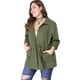 thumbnail image 3 of Chaqueta de cuello alto Agnes Orinda talgrande Verde Ejercito 3XL, 3 of 6