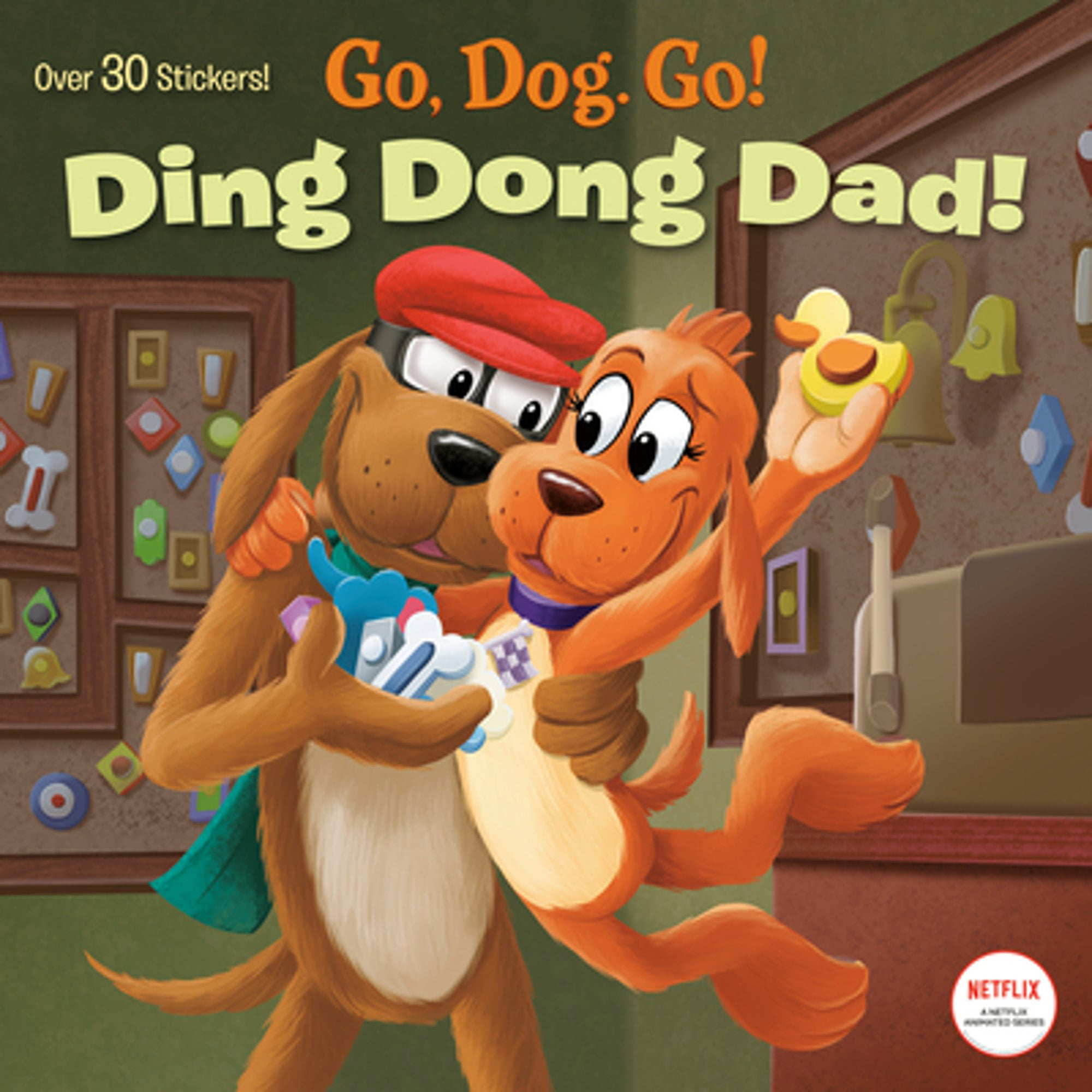 Ding Dong Dad! (Netflix: Go, Dog. Go!) (Pre-Owned Paperback 9780593483831)  by Random House 