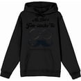 thumbnail image 4 of My Dad Is Fan-Tache-Tic Dad Jokes for Father's Day Adult Black Long Sleeve Hoodie-3XL, 4 of 6