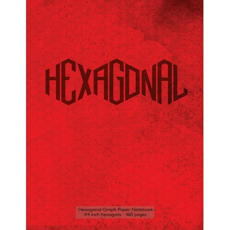 Hexagonal Graph Paper Notebook 1 4 Inch Hexagons 160