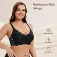 thumbnail image 3 of HBlife Seamless Bra Women Soft Jelly No Underwire Push Up Wireless Bralettes,3 Pack, 3 of 7