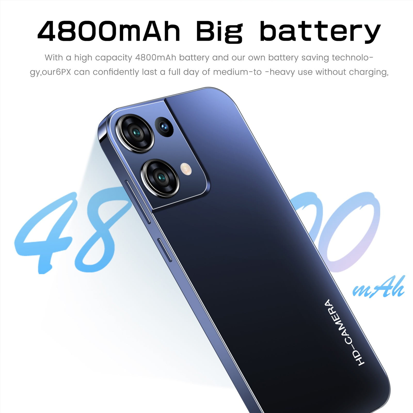 Elainilye Android Phone, 5.5 Inch 16GB Dual SIM 3G Network Mobile Phone with 3200mAh Battery, Includes Charger USB Cable Earphones Screen Protector Case, Black