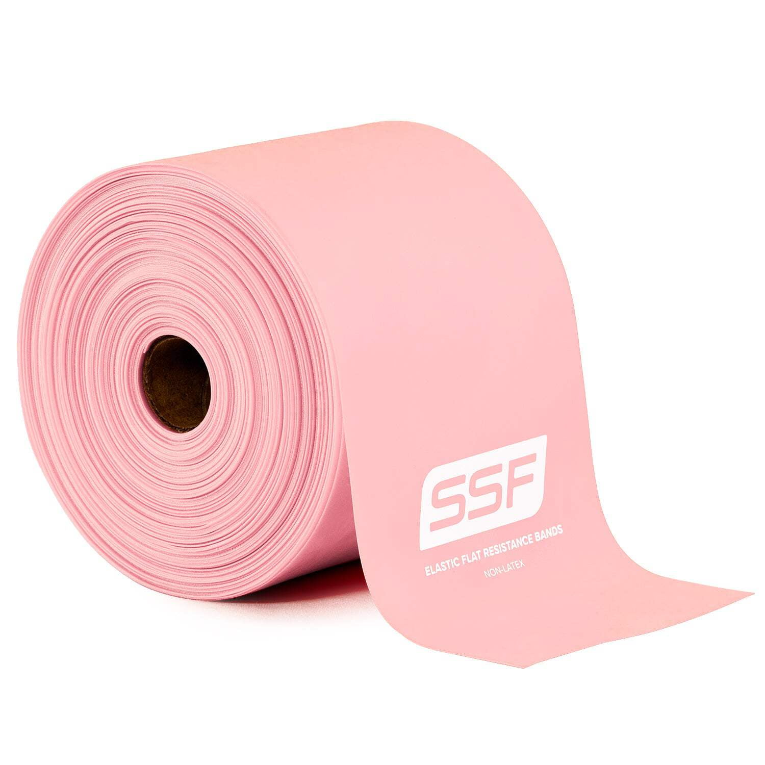 Serious Steel Fitness Flat Resistance Bands for Upper and Lower Body Strength Training and Exercise. (Non Latex Flat Physical Therapy Exercise Bands - 4" x 25 Yards) -Light - Green