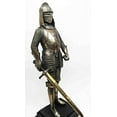thumbnail image 2 of New Large 12" Medieval Knight Figurine Skilled Swordsman Suit of Armor, 2 of 4