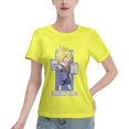 thumbnail image 1 of Women's Basic Short Sleeve T-Shirt Super Saiyan, 1 of 6