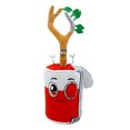 thumbnail image 1 of Caja interesante Lindo Robot de Peluche de Juguete con luz LED Botella de tiburón Cubo Figura de Anime de Dibujos Animados Muñeco de Peluche Suave Almohada Regalos de cumpleaños de Navidad, 1 of 8